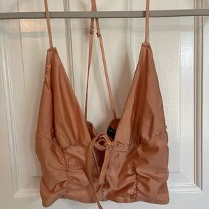 Urban Outfitters, orange crop top